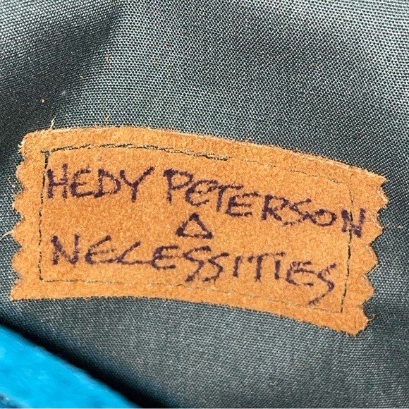 Rare Hedy Peterson 1990s Vintage NIB NWOT Necessities Suede Mini Purse / Wallet - Picture 3 of 8